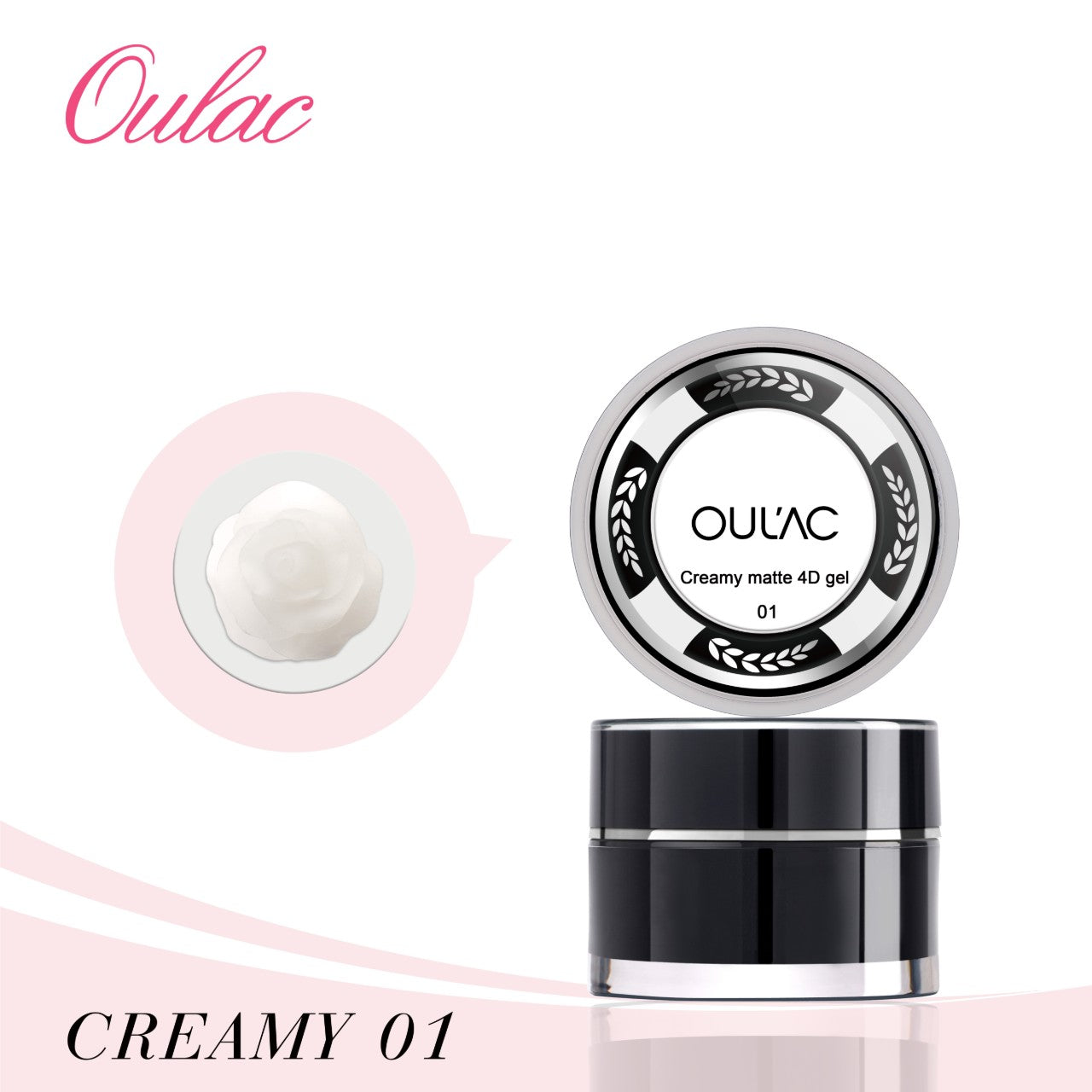 4D Gel Nail Art Creamy Matte - 01