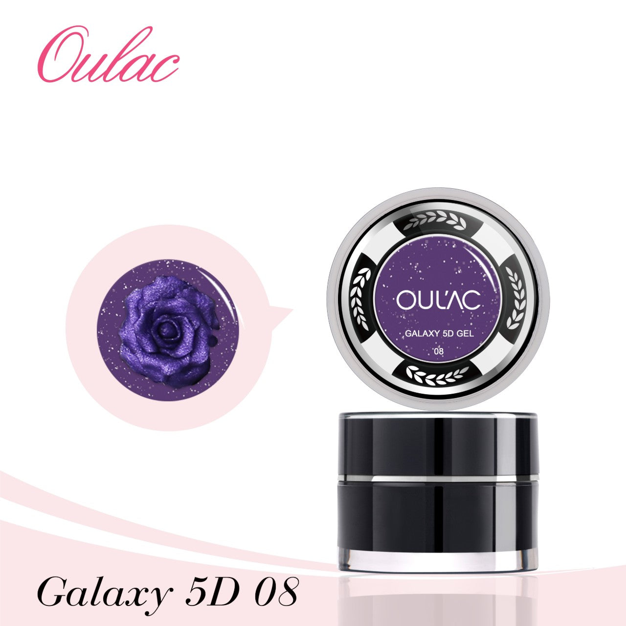 5D Gel Nail Art - Galaxy 08
