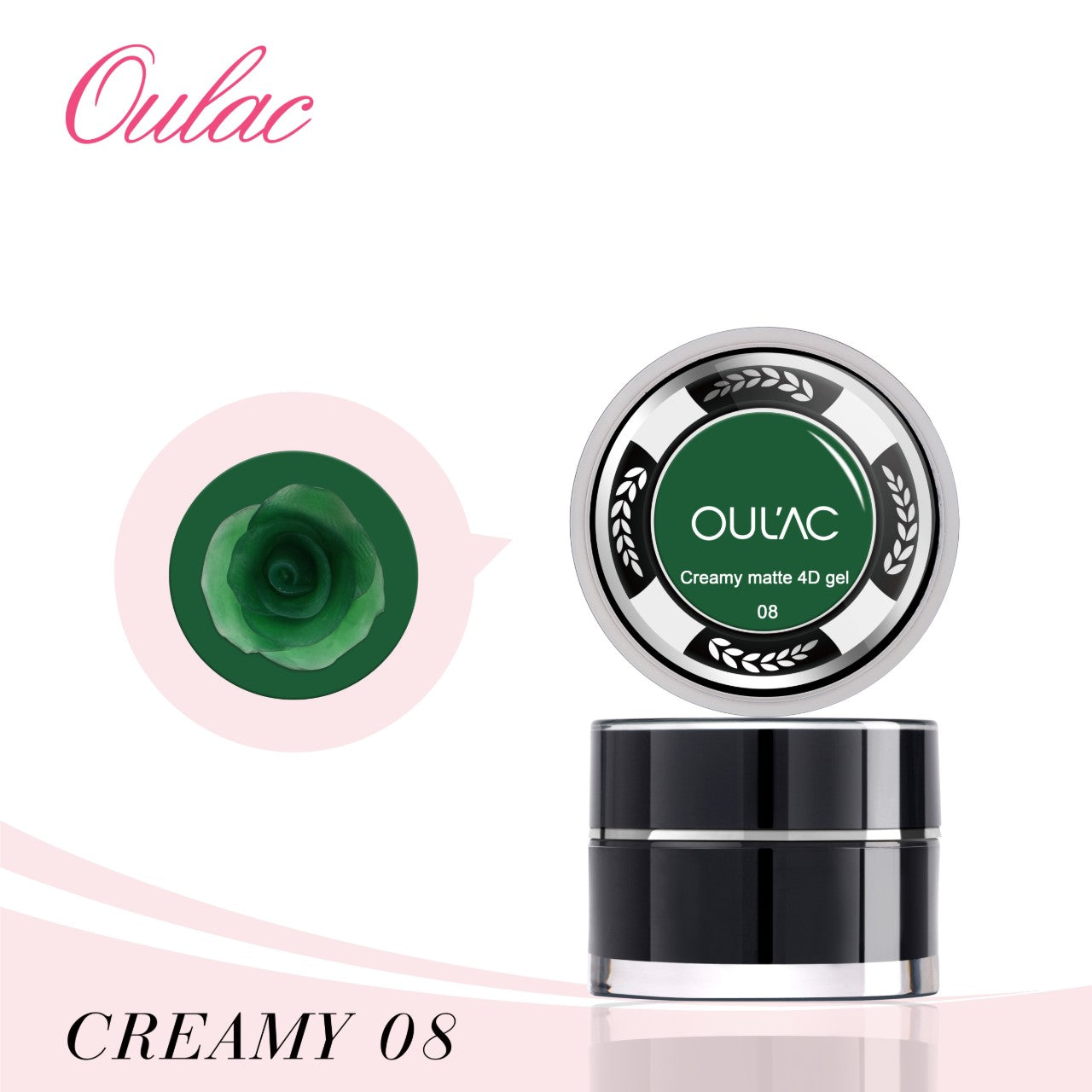 4D Gel Nail Art Creamy Matte - 08