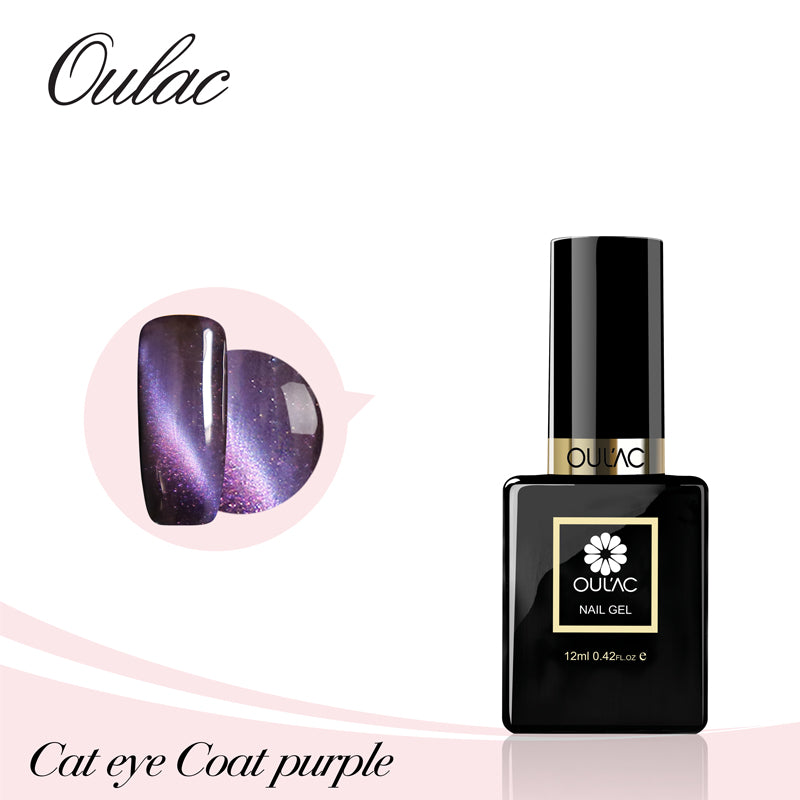 Gellack - Cat Eye Nail Art Coat Lila