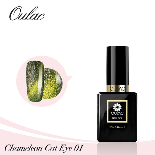 Gellack - Nail Art Chameleon Cat Eye 01