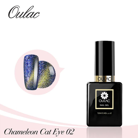 Gellack - Nail Art Chameleon Cat Eye 02