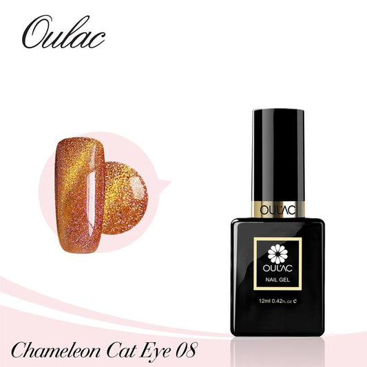 Gellack - Nail Art Chameleon Cat Eye 08