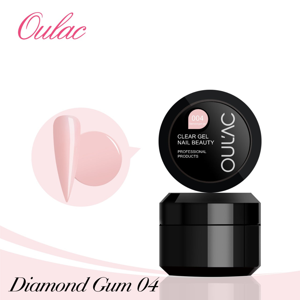 Acrygel / Diamond Gum Gel Pink Nude 04 - 30ml