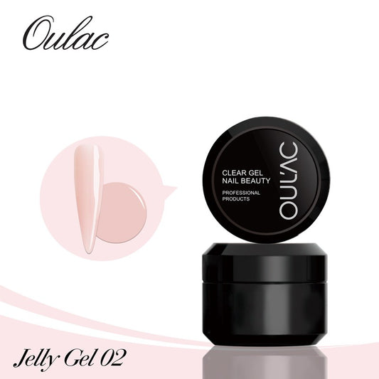 Acrygel / Jelly Gel Soft Clear Pink 02 - 15ml