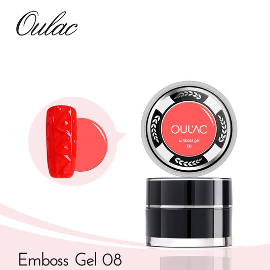 Nail Art Gel Emboss - 08